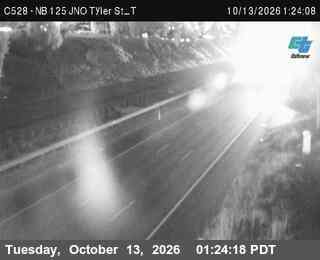 SR-125 at Just north of NB Tyler St - T
