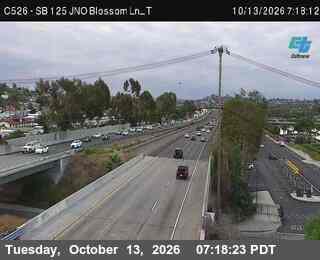 SR-125 at Just north of SB Blossom Ln - T