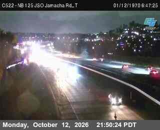 SR-125 at Just south of NB Jamacha Rd - T
