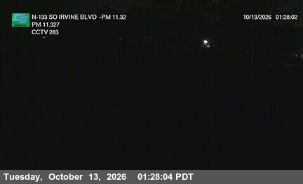 SR-133 at South of Irvine Blvd Overcross