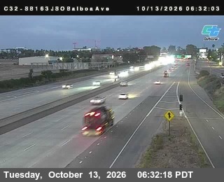 SR-163 at Just South of Balboa Avenue