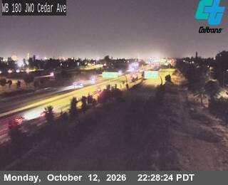 SR-180 at Just west of CEDAR Ave