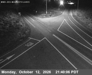 SR-203 at Mammoth Mountain