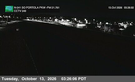 SR-241 at 80 Meters South of Portola Parkway Undercross