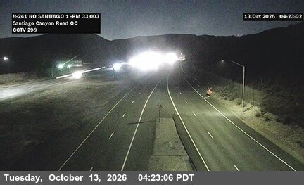 SR-241 at 900 Meters NO Santiago 1 Canyon Road Overcross