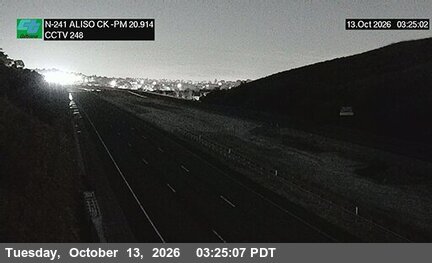 SR-241 at Aliso Creek 50 Meters South of El Toro Road Undercross