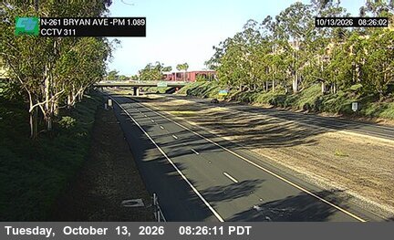 SR-261 at 100 Meters South of Bryan Avenue Overcross