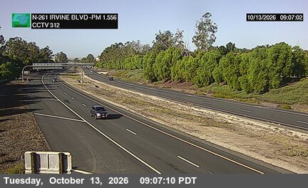 SR-261 at 70 Meters South of Irvine Boulevard Overcross