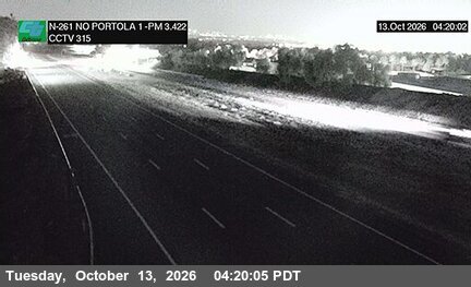 SR-261 at 940 Meters North of Portola Parkway (West) Overcross