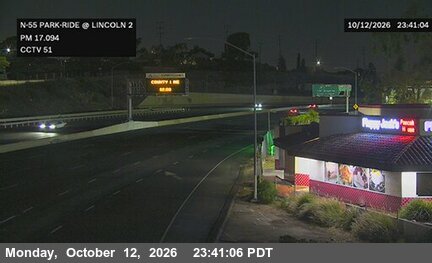 SR-55 at Lincoln Park and Ride 1