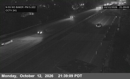 SR-55 at North of Baker Street