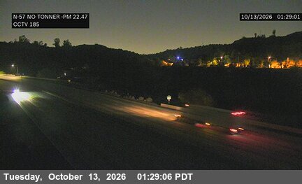 SR-57 at North of Tonner Canyon Road
