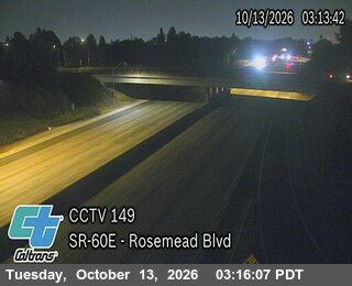 SR-60 at Rosemead Blvd