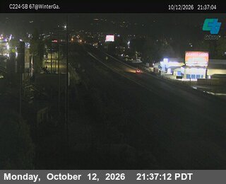 SR-67 at Winter Garden overcrossing