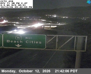 SR-71 at 0.5 Mi north of SR-91