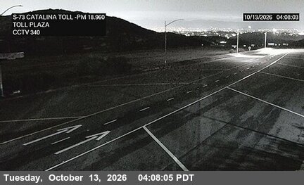 SR-73 at Catalina View Toll Plaza