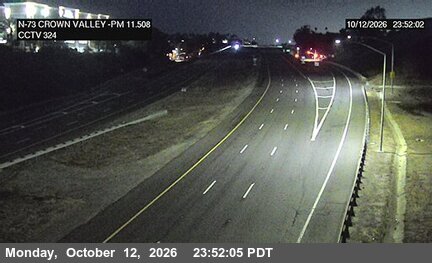 SR-73 at North of Crown Valley Parkway Undercross