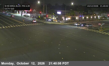 SR-90 at Brea Blvd NW Corner