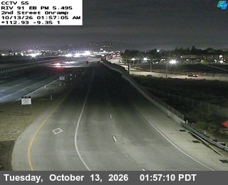 SR-91 at 2nd Street Onramp