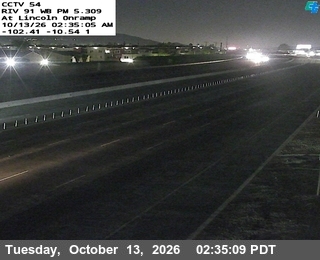 SR-91 at Lincoln Onramp