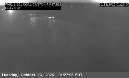 SR-91 at WB SR-91 at SR-241, Coal Canyon