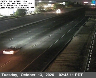 SR-91 at West of Pierce