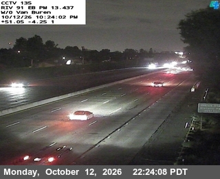 SR-91 at West of Van Buren