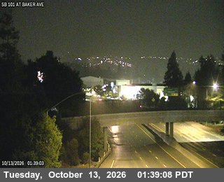 US-101 at Baker Ave