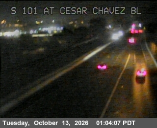 US-101 at Cesar Chavez Bl