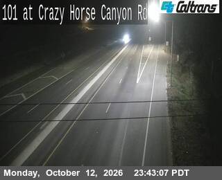 US-101 at Crazy Horse Canyon Rd
