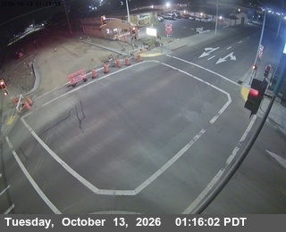 US-101 at DN-101: Front & L - Looking North