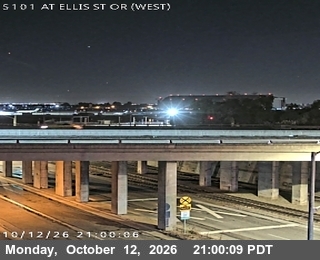 US-101 at Ellis St SB Offramp