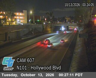US-101 at Hollywood Blvd