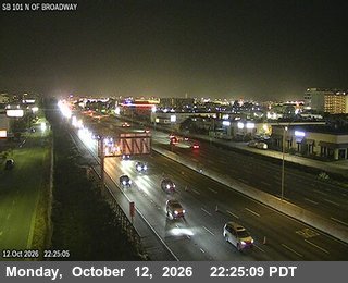 US-101 at Just north of BROADWAY