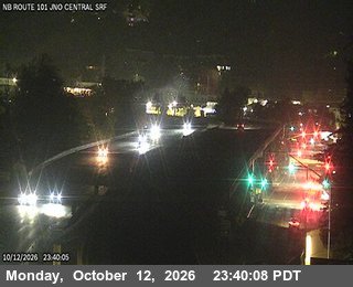 US-101 at Just north of CENTRAL SRF
