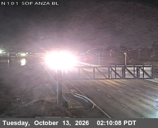 US-101 at Just south of N101 Anza Blvd