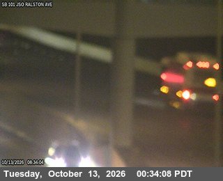 US-101 at Just south of RALSTON AV