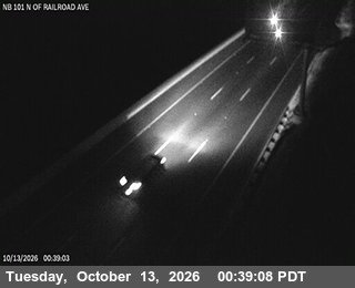 US-101 at Nof W Railroad Av