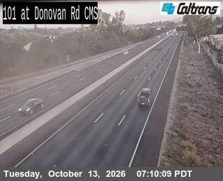US-101 at North of Donovan Rd