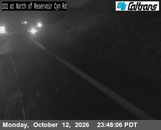 US-101 at North of Reservoir Canyon Road