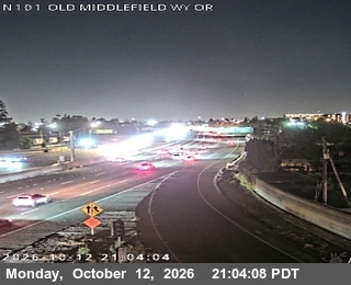 US-101 at Old Middlefield Way Onramp