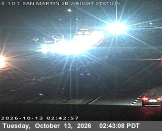 US-101 at San Martin Weight Station
