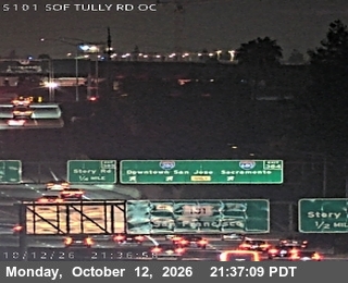 US-101 at Sof Tully Rd overcrossing