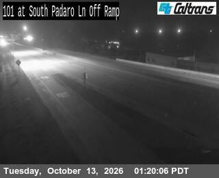 US-101 at South Padaro Lane Off Ramp