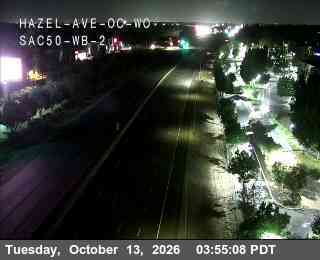 US-50 at Hazel Ave overcrossing WO WB 2