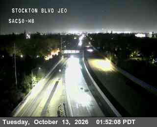 US-50 at Just east of Stockton Bl WB