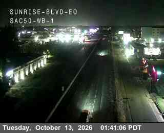 US-50 at Sunrise Blvd EO WB 1